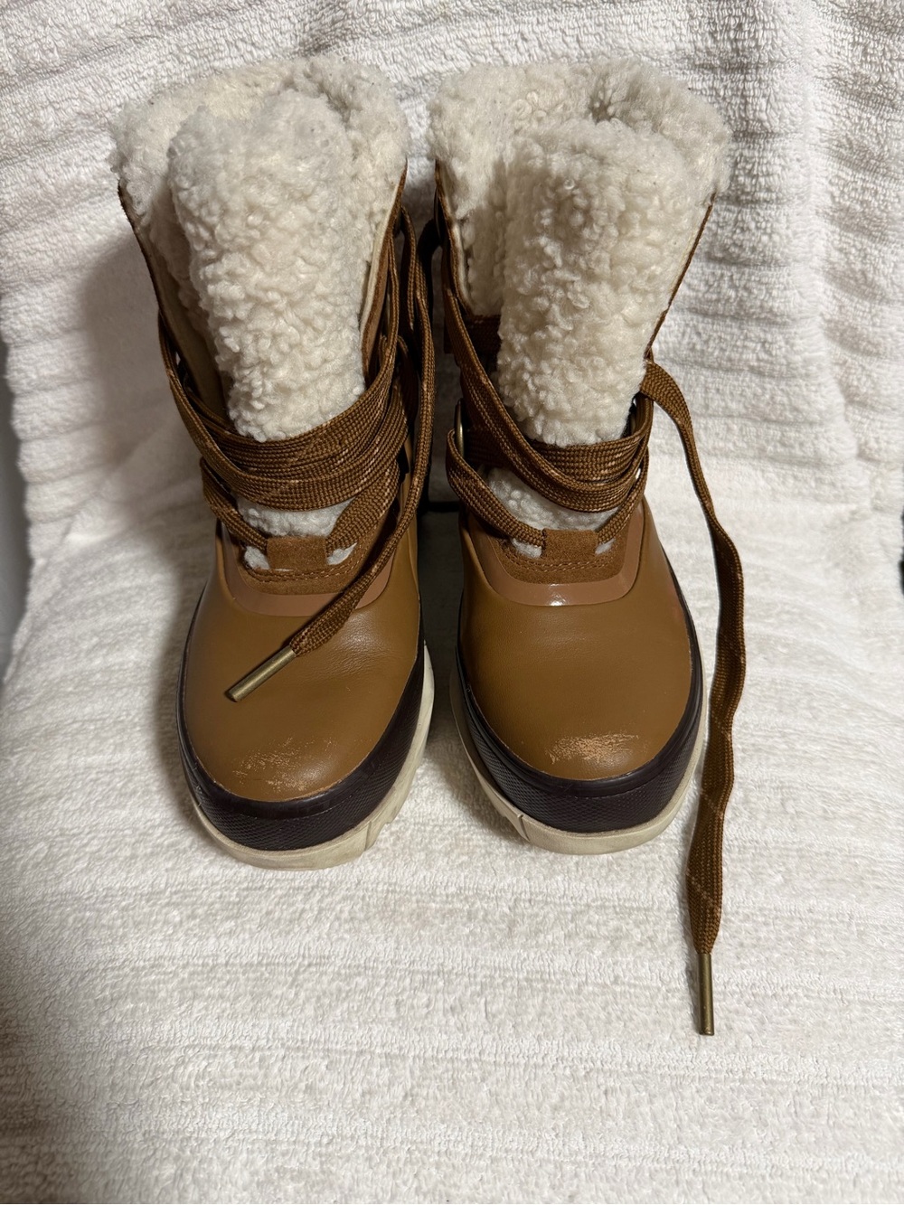 Sorel Women Joan of Artic Next Waterproof Boot w/ faux Shearling lining Size 5.5